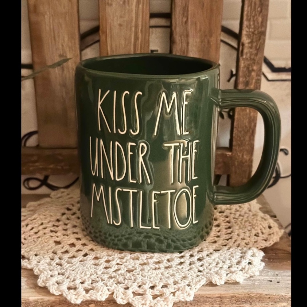 Rae Dunn Kiss Me Under The Mistletoe